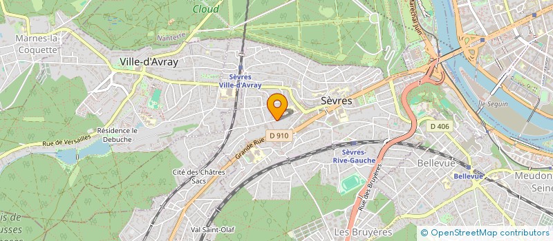localisation de l'entreprise MONSIEUR MICHEL DUMAY à SEVRES