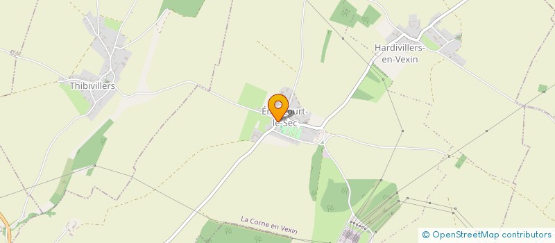 localisation de l'entreprise MONSIEUR MICHEL DUMINIL  LA CORNE-EN-VEXIN