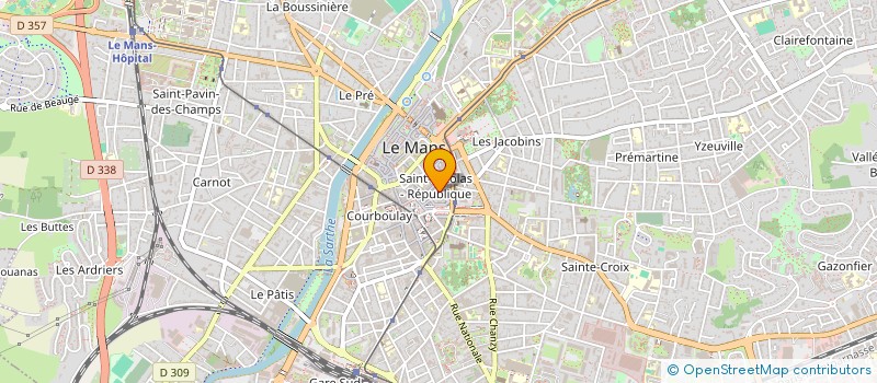 localisation de l'entreprise MONSIEUR MICHEL DUMIOT à LE MANS