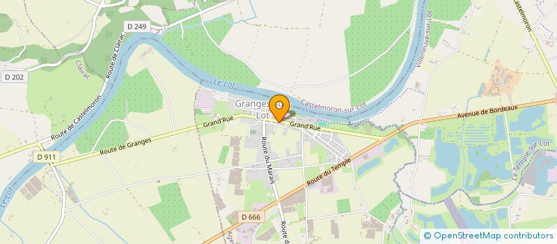 localisation de l'entreprise MONSIEUR MICHEL DUMON  BRUGNAC