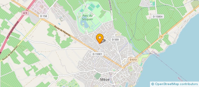 localisation de l'entreprise MONSIEUR MICHEL DUMON à MEZE