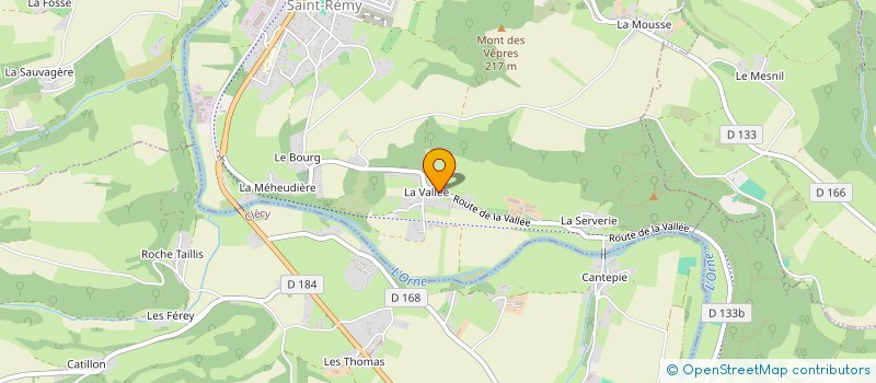 localisation de l'entreprise MONSIEUR MICHEL DUMONT  SAINT-REMY