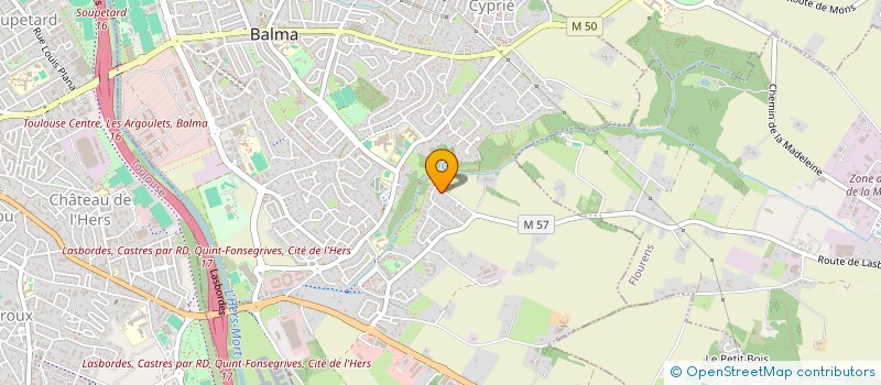 localisation de l'entreprise MONSIEUR MICHEL DUNAND à BALMA