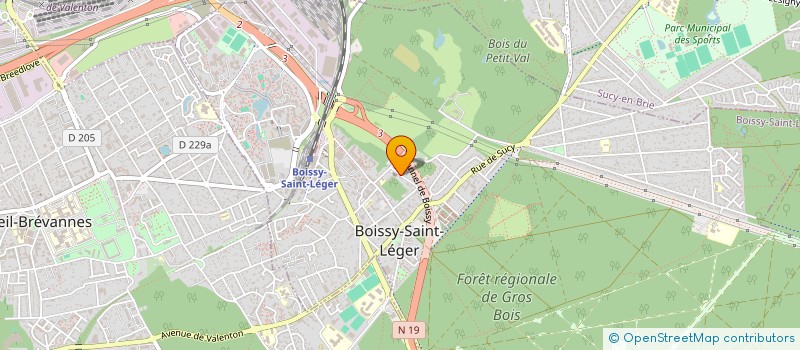 localisation de l'entreprise MONSIEUR MICHEL DUNAS à BOISSY-SAINT-LEGER