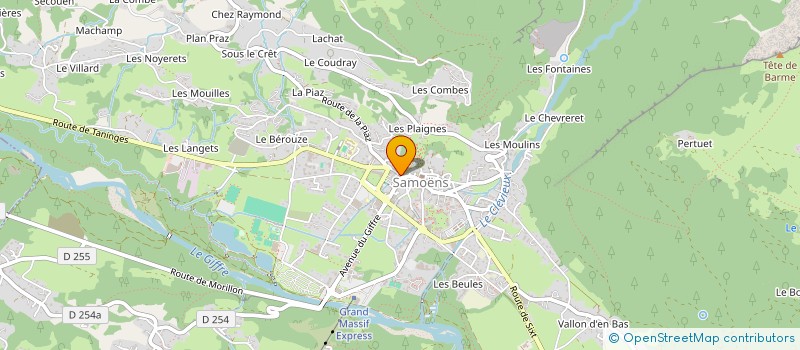 localisation de l'entreprise MONSIEUR MICHEL DUNOYER à SAMOENS