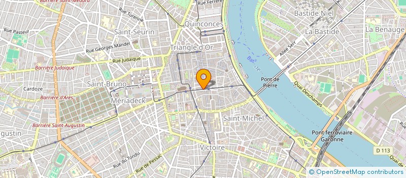 localisation de l'entreprise MONSIEUR MICHEL DUPEUX à BORDEAUX