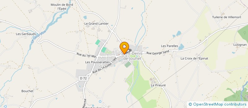 localisation de l'entreprise MONSIEUR MICHEL DUPLAIX à SAINT-DENIS-DE-JOUHET