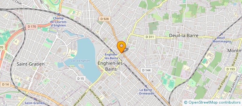 localisation de l'entreprise MONSIEUR MICHEL DUPONT  ENGHIEN-LES-BAINS