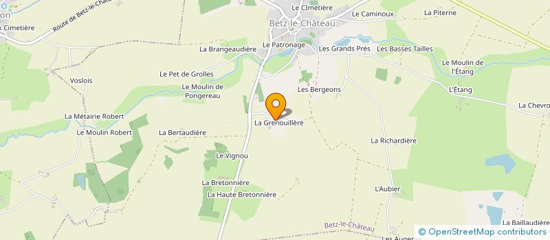 localisation de l'entreprise MONSIEUR MICHEL DUPONT à BETZ-LE-CHATEAU