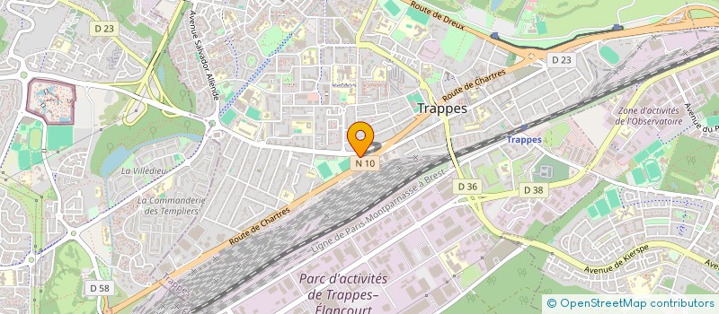 localisation de l'entreprise MONSIEUR MICHEL DUPONT  TRAPPES