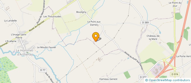 localisation de l'entreprise MONSIEUR MICHEL DUPONT  LE DEZERT