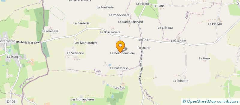 localisation de l'entreprise MONSIEUR MICHEL DUPONT à CUILLE