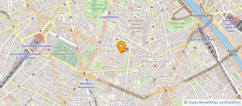 localisation de l'entreprise MONSIEUR MICHEL DUPONT à PARIS
