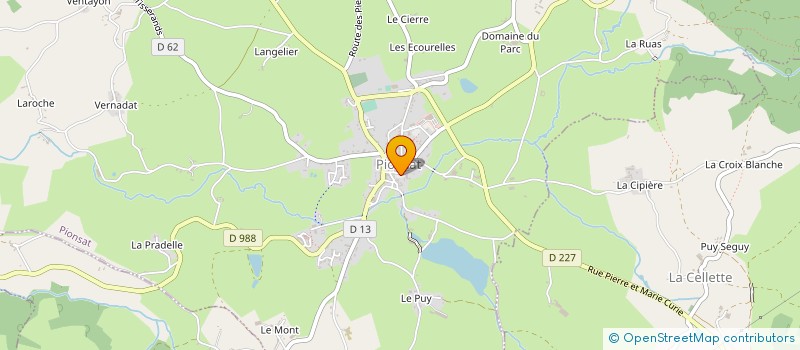 localisation de l'entreprise MONSIEUR MICHEL DUPOUX à PIONSAT