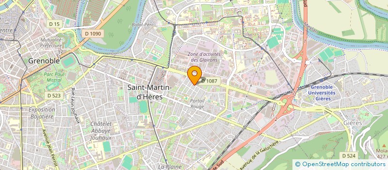 localisation de l'entreprise MONSIEUR MICHEL DUPRAZ  SAINT-MARTIN-D'HERES