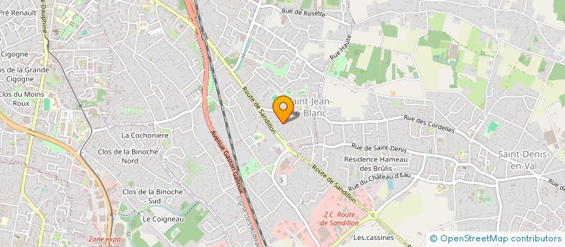 localisation de l'entreprise MONSIEUR MICHEL DUPUIS à SAINT-JEAN-LE-BLANC