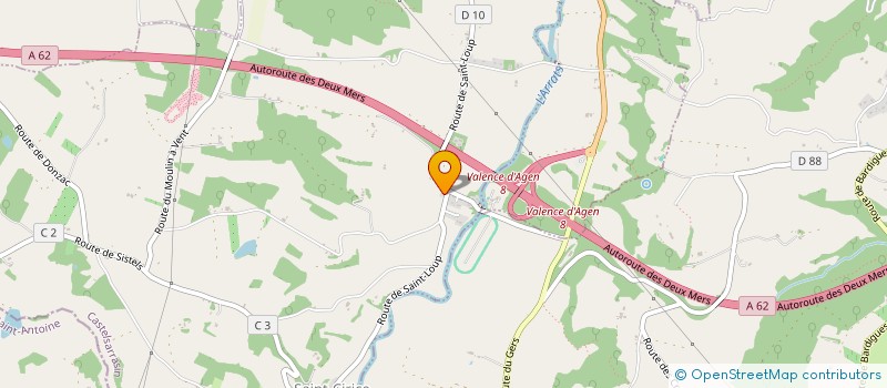 localisation de l'entreprise MONSIEUR MICHEL DUPUY  SAINT-CIRICE