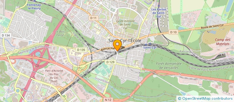 localisation de l'entreprise MONSIEUR MICHEL DUPUY  SAINT-CYR-L'ECOLE