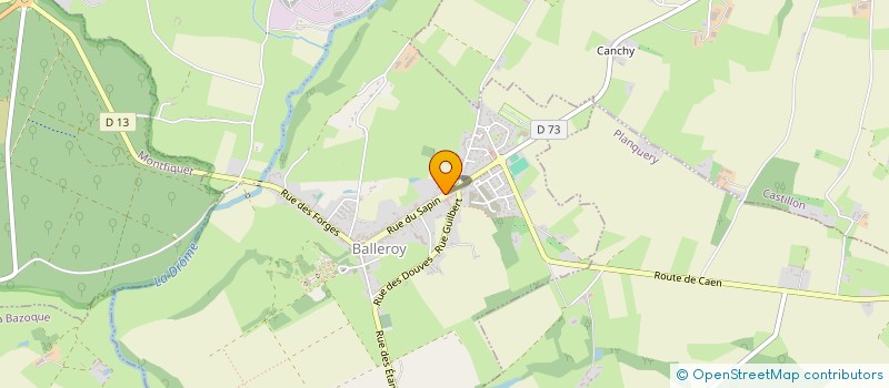 localisation de l'entreprise MONSIEUR MICHEL DUQUESNE  BALLEROY-SUR-DROME