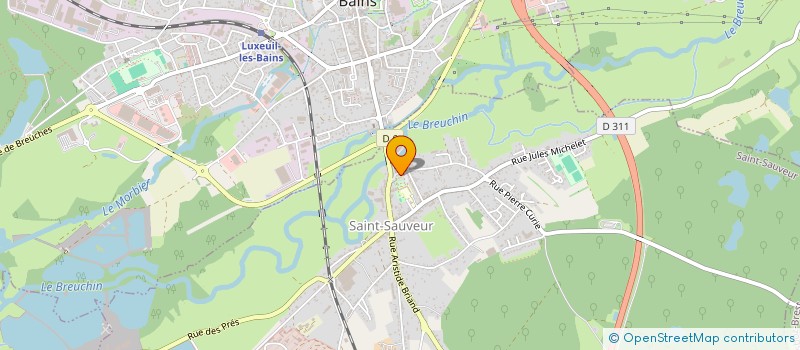 localisation de l'entreprise MONSIEUR MICHEL DUQUET  SAINT-SAUVEUR