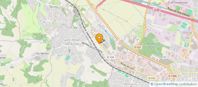 localisation de l'entreprise MONSIEUR MICHEL DURAND  SAINT-ALBAN-DE-ROCHE