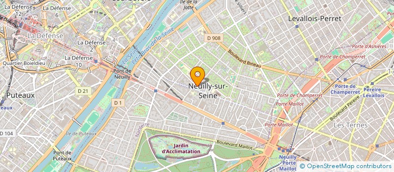 localisation de l'entreprise MONSIEUR MICHEL DURAND à NEUILLY-SUR-SEINE