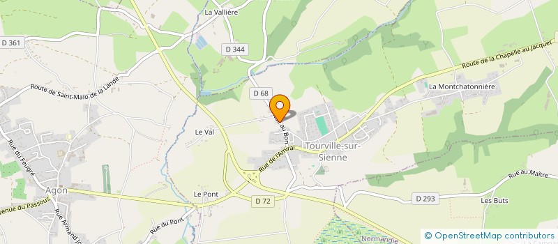 localisation de l'entreprise MONSIEUR MICHEL DURAND à TOURVILLE-SUR-SIENNE