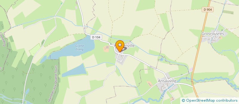 localisation de l'entreprise MONSIEUR MICHEL DURAND  HAMONVILLE