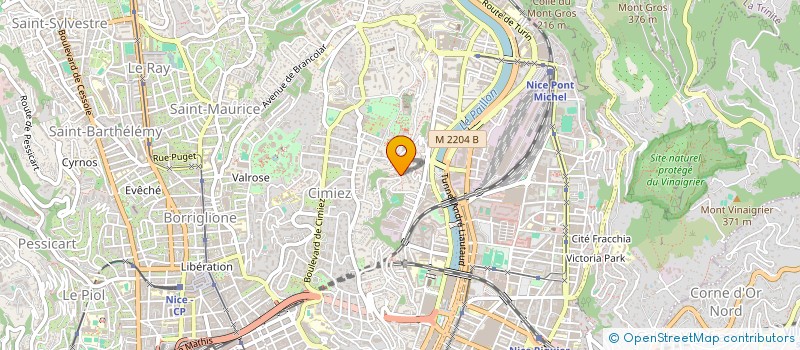 localisation de l'entreprise MONSIEUR MICHEL DURAND  NICE