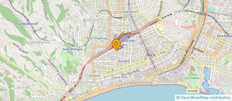 localisation de l'entreprise MONSIEUR MICHEL DURAND à NICE