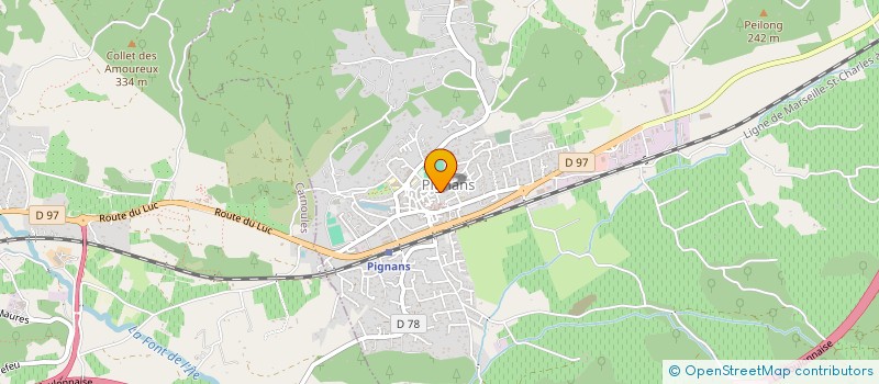 localisation de l'entreprise MONSIEUR MICHEL DURANDO  PIGNANS