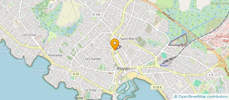 localisation de l'entreprise MONSIEUR MICHEL DURANT  ROYAN