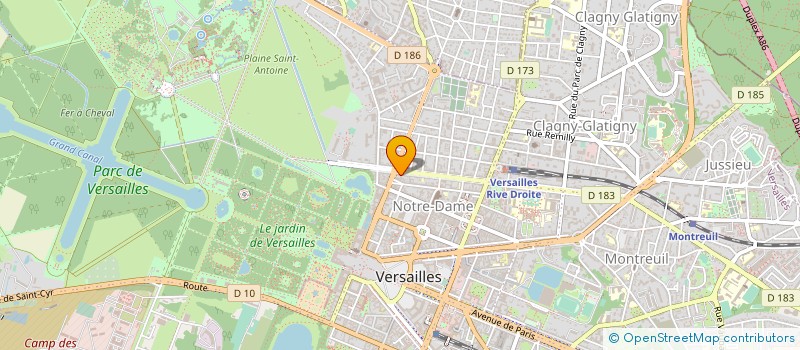 localisation de l'entreprise MONSIEUR MICHEL DURANTON à VERSAILLES