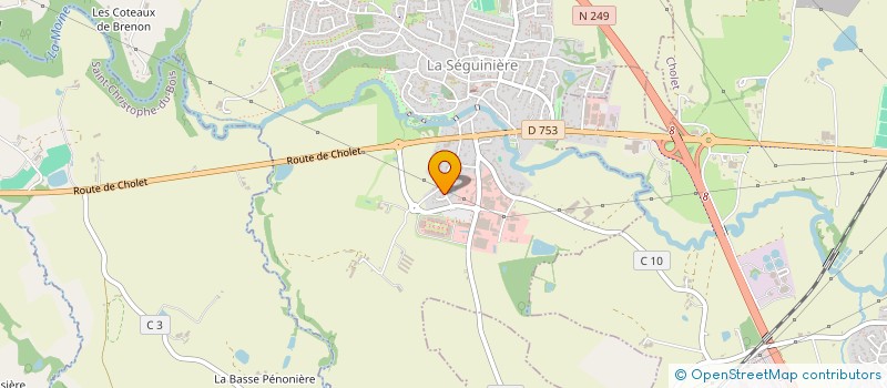 localisation de l'entreprise MONSIEUR MICHEL DURET  LA SEGUINIERE