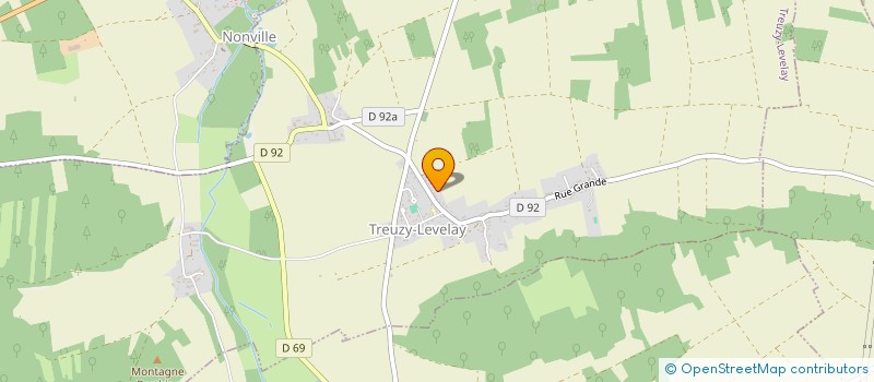 localisation de l'entreprise MONSIEUR MICHEL DUROSSET  TREUZY-LEVELAY