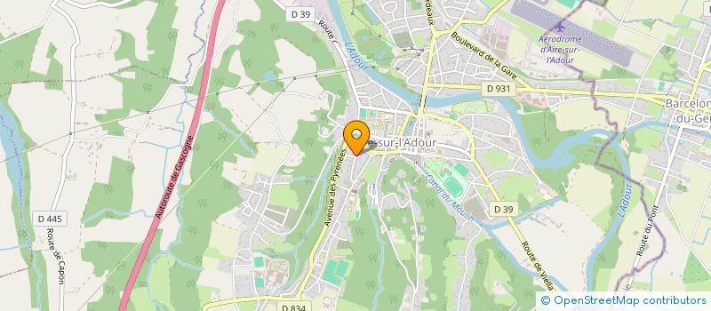 localisation de l'entreprise MONSIEUR MICHEL DUSIRE  AIRE-SUR-L'ADOUR