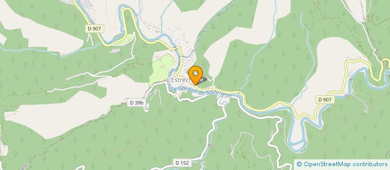 localisation de l'entreprise MONSIEUR MICHEL DUSSARGUES  L ESTRECHURE