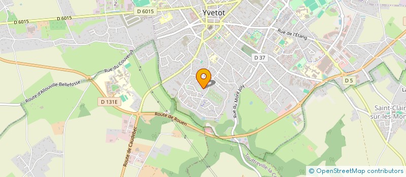 localisation de l'entreprise MONSIEUR MICHEL DUSSAUX  YVETOT