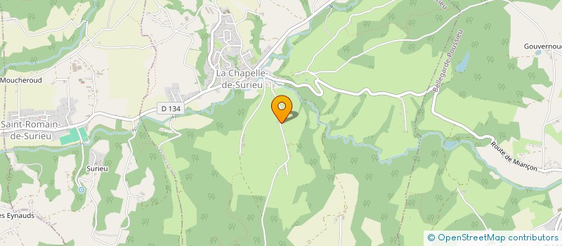 localisation de l'entreprise MONSIEUR MICHEL DUTAL  LA CHAPELLE-DE-SURIEU