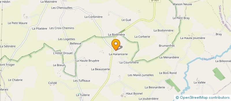 localisation de l'entreprise MONSIEUR MICHEL DUTEIL à COULIMER
