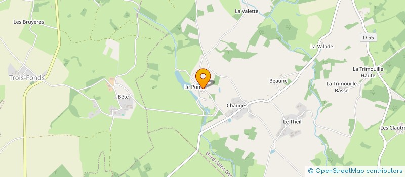 localisation de l'entreprise MONSIEUR MICHEL DUTHEIL  BORD-SAINT-GEORGES