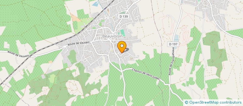 localisation de l'entreprise MONSIEUR MICHEL DUTRON  BEAUVOISIN