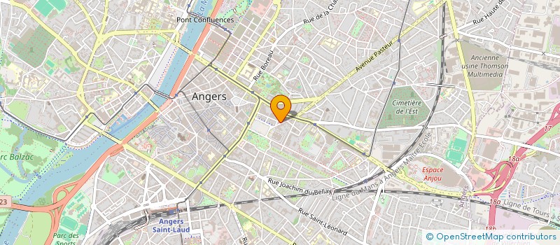 localisation de l'entreprise MONSIEUR MICHEL DUVAL à ANGERS