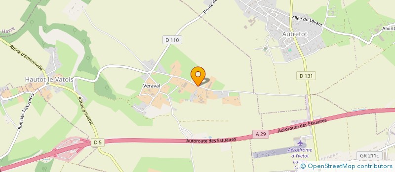 localisation de l'entreprise MONSIEUR MICHEL DUVAL  HAUTOT-LE-VATOIS