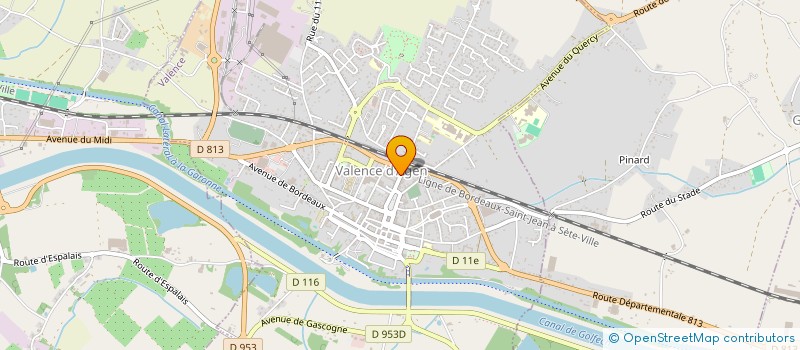 localisation de l'entreprise MONSIEUR MICHEL DUVIAU  VALENCE