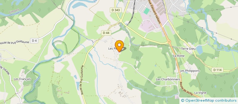 localisation de l'entreprise MONSIEUR MICHEL DUZELLIER  LACHAUX