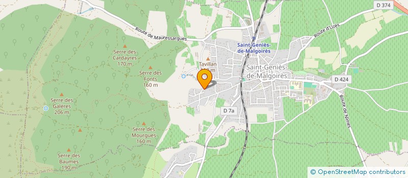 localisation de l'entreprise MONSIEUR MICHEL DYBIEC  SAINT-GENIES-DE-MALGOIRES