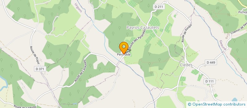 localisation de l'entreprise MONSIEUR MICHEL-EDOUARD CURMER  PAYROS-CAZAUTETS