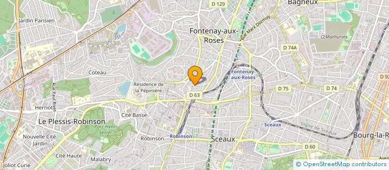localisation de l'entreprise MONSIEUR MICHEL EDY  FONTENAY AUX ROSES