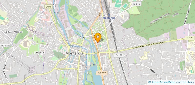 localisation de l'entreprise MONSIEUR MICHEL EDZOA à MONTARGIS